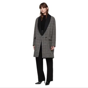 Allsaints Paige Check Coat